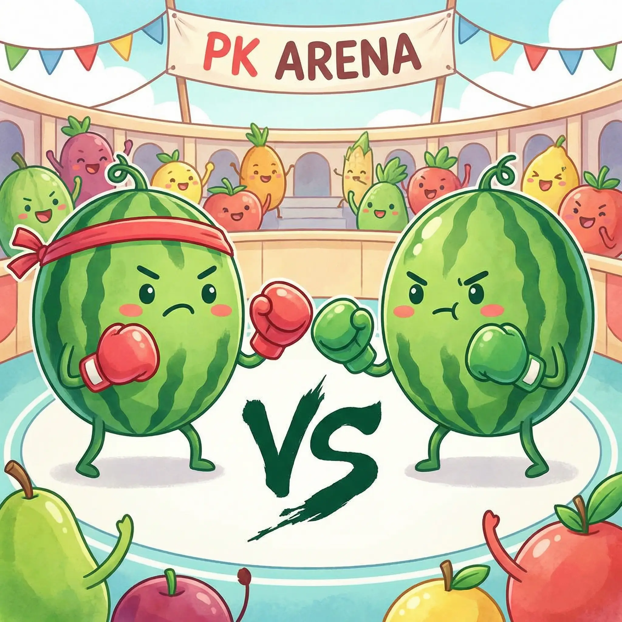 甜度PK对决插画 - 黑料网导航