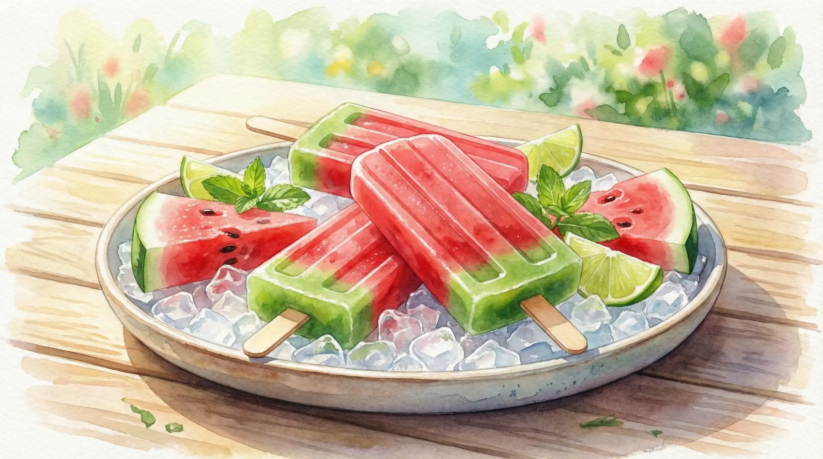 西瓜酸奶冰棍 - 黑料网导航