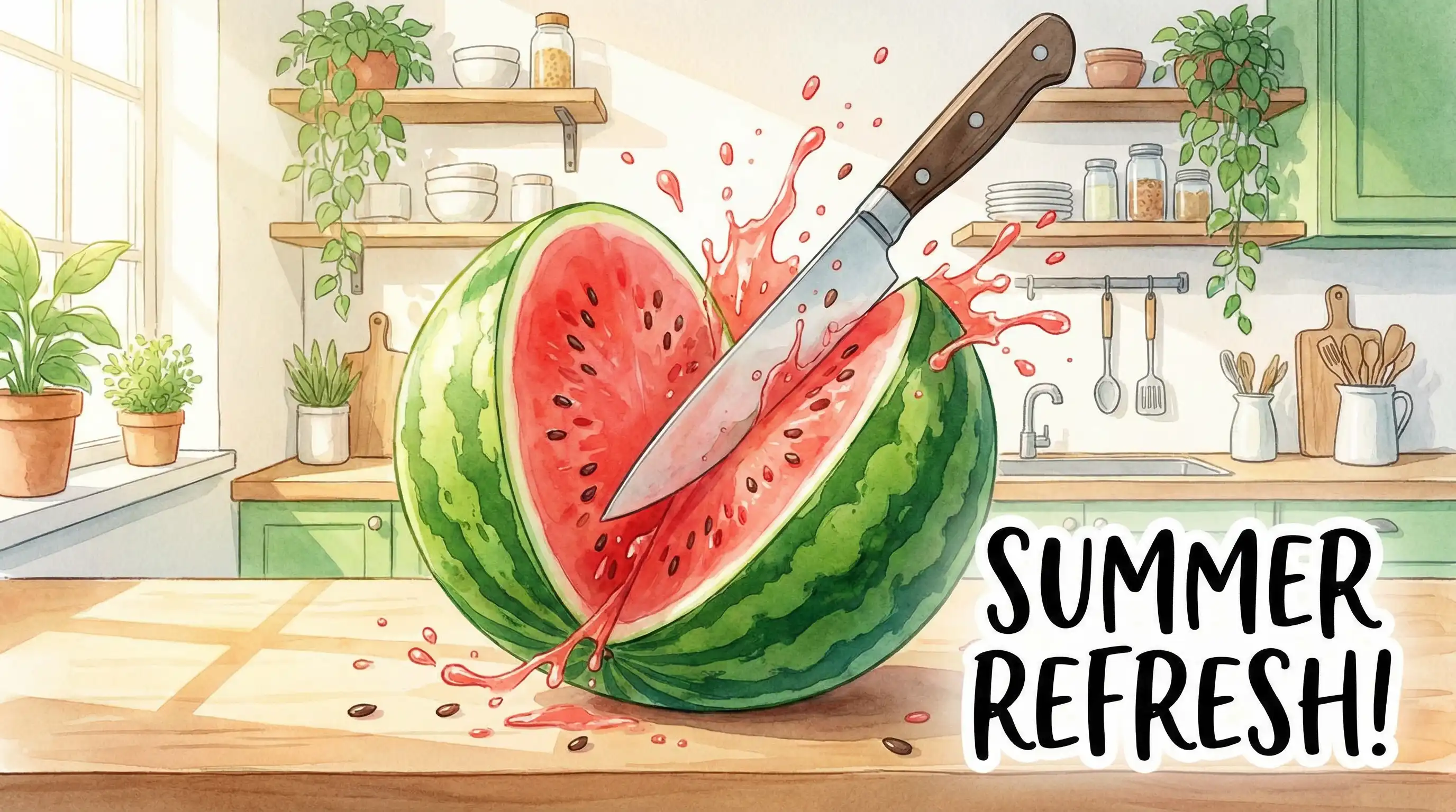 西瓜切开瞬间甜度检测 - 黑料网导航